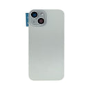 iPhone 15 Back Glass Battery Cover Glass w/ Magsafe Magnet / Camera Lens / Camera Bezel / Metal Plate (Blue)