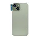 iPhone 15 Back Glass Battery Cover Glass w/ Magsafe Magnet / Camera Lens / Camera Bezel / Metal Plate (Green)
