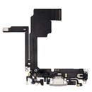 iPhone 15 Pro Charging Port Connector Flex Cable (White Titanium)