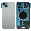 iPhone 15 Plus Back Glass Battery Cover Glass w/ Magsafe Magnet / Camera Lens / Camera Bezel / Metal Plate (Blue)