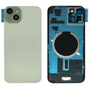 iPhone 15 Plus Back Glass Battery Cover Glass w/ Magsafe Magnet / Camera Lens / Camera Bezel / Metal Plate (Green)