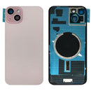 iPhone 15 Plus Back Glass Battery Cover Glass w/ Magsafe Magnet / Camera Lens / Camera Bezel / Metal Plate (Pink)