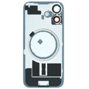 iPhone 16 Back Glass Battery Cover with Frame / Magsafe Magnet / Camera Lens / Camera Bezel / Metal Plate (Teal)