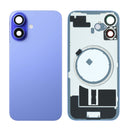 iPhone 16 Back Glass Battery Cover with Frame / Magsafe Magnet / Camera Lens / Camera Bezel / Metal Plate (Ultramarine)