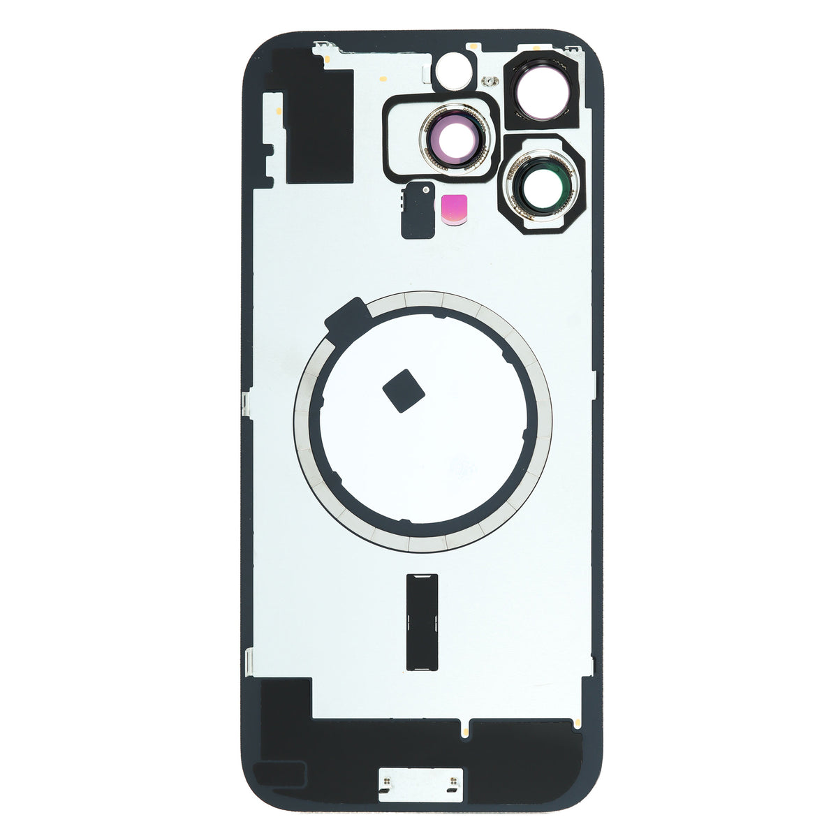 iPhone 16 Pro Back Glass Battery Cover with Frame / Magsafe Magnet / C