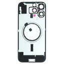 iPhone 16 Pro Back Glass Battery Cover with Frame / Magsafe Magnet / Camera Lens / Camera Bezel / Metal Plate (Desert Titanium)