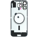 iPhone 16 Pro Back Glass Battery Cover with Frame / Magsafe Magnet / Camera Lens / Camera Bezel / Metal Plate (Natural Titanium)