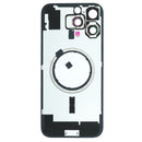 iPhone 16 Pro Max Back Glass Battery Cover with Frame / Magsafe Magnet / Camera Lens / Camera Bezel / Metal Plate (Natural Titanium)