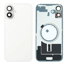 iPhone 16 Plus Back Glass Battery Cover with Frame / Magsafe Magnet / Camera Lens / Camera Bezel / Metal Plate (White)
