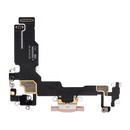 iPhone 15 Charging Port Connector Flex Cable - Pink