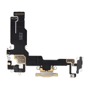 iPhone 15 Charging Port Connector Flex Cable - Yellow