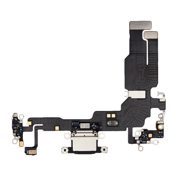 iPhone 15 Charging Port Connector Flex Cable - Black