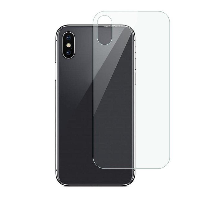 iPhone X / XS Clear Back Housing Tempered Glass Protector
