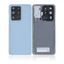 Samsung Galaxy S20 Ultra Back Glass with Camera Lens and Adhesive (Blue)