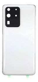 Samsung Galaxy S20 Ultra Back Glass with Camera Lens and Adhesive (White)