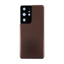 Samsung Galaxy S21 Ultra Back Glass with Camera Lens and Adhesive (Phantom Brown)