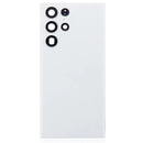 Samsung Galaxy S22 Ultra Back Glass with Camera Lens and Adhesive (White)
