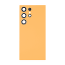 Samsung Galaxy S24 Ultra Back Glass with Camera Lens and Adhesive (Orange)