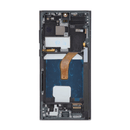 Samsung Galaxy S22 Ultra Premium Glass Screen OLED Assembly w/ Frame (Phantom Black)
