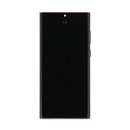 Samsung Galaxy S22 Ultra Premium Glass Screen OLED Assembly w/ Frame (Burgundy)
