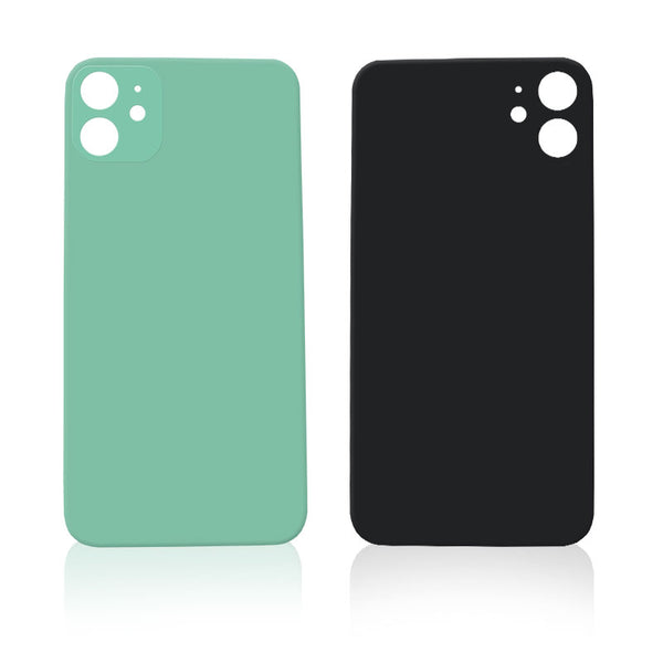 iPhone 11 Midnight Green Battery Cover Glass With Adhesive (Large Camera Hole)