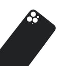 iPhone 11 Pro Max Battery Cover Glass With Adhesive (Space Gray) (Large Camera Hole)