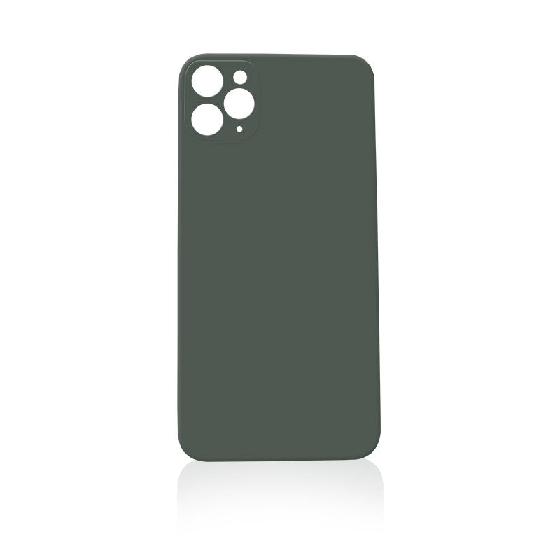 iPhone 11 Pro Max Battery Cover Glass With Adhesive (Midnight Green) (Large Camera Hole)
