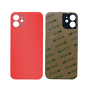 iPhone 12 Red Battery Cover Glass With Adhesive (Large Camera Hole)