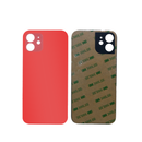 iPhone 12 Mini Red Battery Cover Glass With Adhesive (Large Camera Hole)