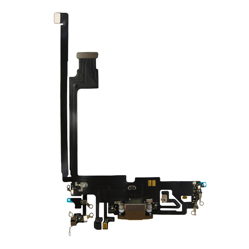 iPhone 12 Pro Max Charging Port Connector Flex Cable - Gold