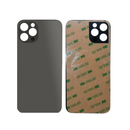 iPhone 12 Pro Graphite Battery Cover Glass With Adhesive (Large Camera Hole)