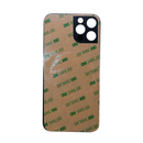 iPhone 12 Pro Max Silver Battery Cover Glass With Adhesive (Large Camera Hole)