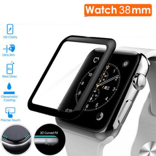 Apple Watch 38MM Curved Tempered Glass Screen Protector