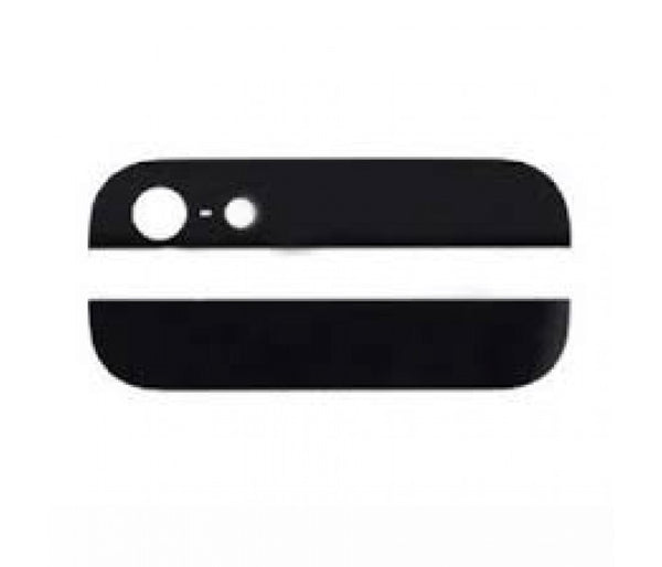 i5/5C/5S Back Cover Top & Bottom Black Glass Replacement