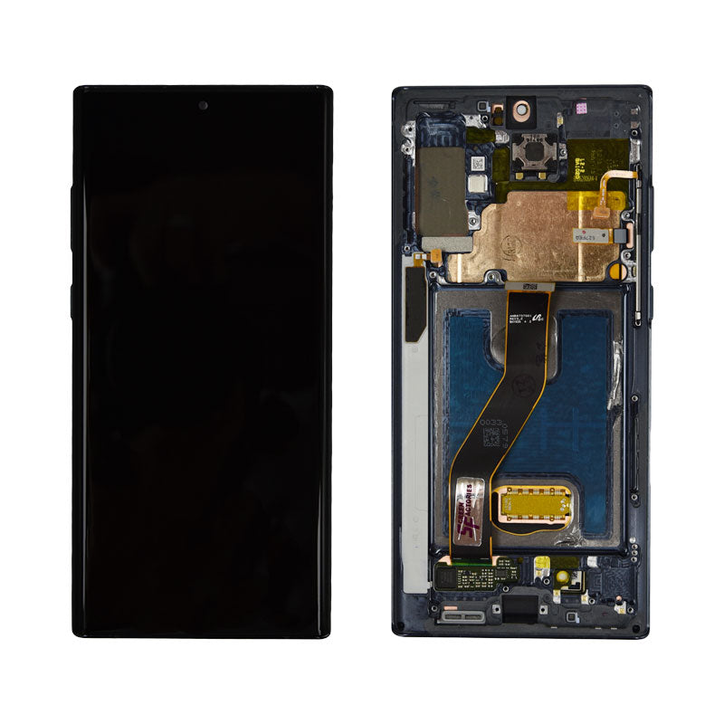 Samsung Galaxy Note 10 Plus Premium Glass Screen LCD Assembly Replacement with Frame - Aura Black
