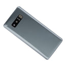 Samsung Galaxy Note 8 Glass Back Cover with Camera Lens Cover and Adhesive(Silver)