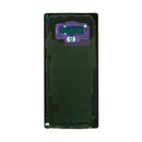 Samsung Galaxy Note 9 Glass Back Cover with Camera Lens Cover and Adhesive(Silver)