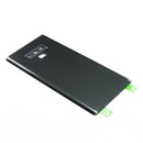 Samsung Galaxy Note 9 Glass Back Cover with Camera Lens Cover and Adhesive(Silver)