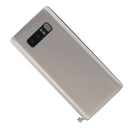 Samsung Galaxy Note 8 Glass Back Cover with Camera Lens Cover and Adhesive(Gold)