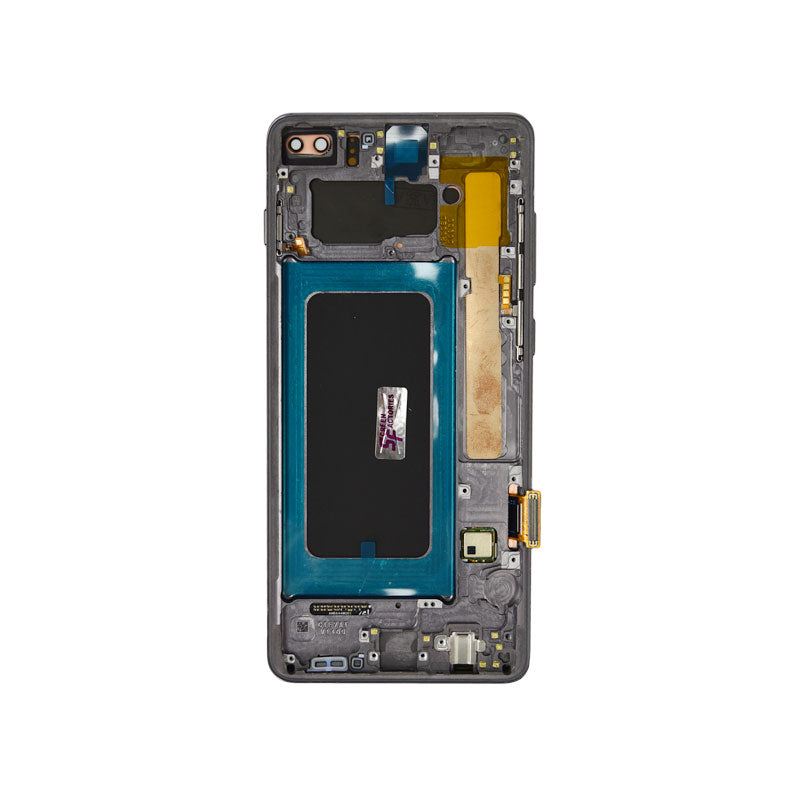 Samsung Galaxy S10 Plus Glass Screen LCD Assembly Replacement with Frame (Prism Black)