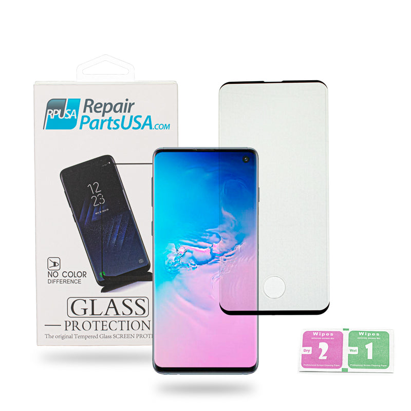 Samsung Galaxy S10 Black Tempered Glass Screen Protector