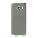 Samsung Galaxy S7 Glass Back Cover with Camera Lens Cover and Adhesive(Silver)