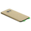 Samsung Galaxy S7 Glass Back Cover with Camera Lens Cover and Adhesive(Gold)