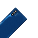 Samsung Galaxy Note 10 Plus Glass Back Cover with Camera Lens Cover and Adhesive(Blue)
