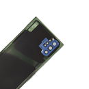 Samsung Galaxy Note 10 Plus Glass Back Cover with Camera Lens Cover and Adhesive(Blue)