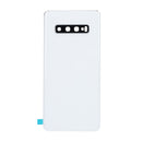 Samsung Galaxy S10e Glass Back Cover with Camera Lens Cover and Adhesive(Prism White)