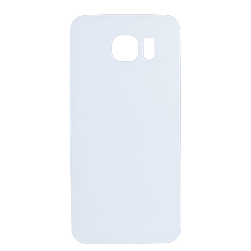 Samsung Galaxy S6 Glass Back Cover with Adhesive(White)