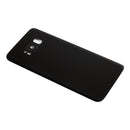 Samsung Galaxy S8 Glass Back Cover with Camera Lens Cover and Adhesive(Black)