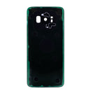Samsung Galaxy S8 Glass Back Cover with Camera Lens Cover and Adhesive(Black)