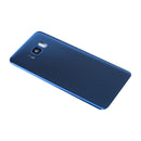 Samsung Galaxy S8 Glass Back Cover with Camera Lens Cover and Adhesive(Blue)